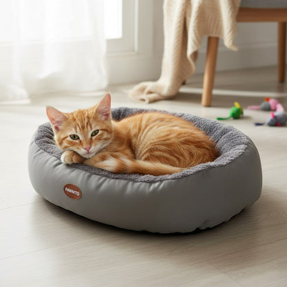 Cloud-Soft Calming Donut Pet Bed