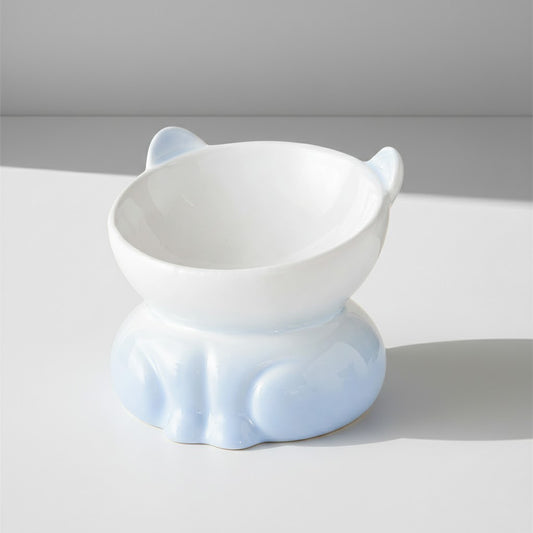 Ergonomic Gradient Ceramic Bowl
